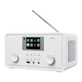 Medion MD 88069 Radio por Internet Analógica y Digital DAB+, FM WiFi Bluetooth Color Blanco 20W TFT 2.8"
