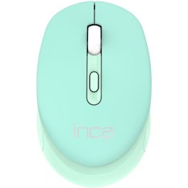 INCA IWM-243RM Ratón Inalámbrico 1600 DPI, Diseño Candy Azul, 2,4GHz
