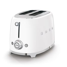 Smeg TSF01WHEU Tostadora 2 Rebanadas Estilo Años 50 Blanco
