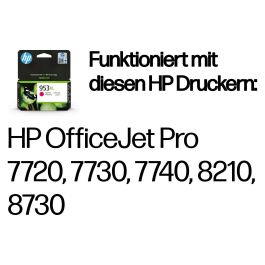 HP Tinta Cartucho No 953XL Color Magenta