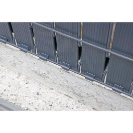 Kit de lamas para mampara de privacidad - NATURE - Para panel de valla rígida - Privacidad 4/5 - 1,025 x 2,50 m - Antracita Kit de lamas para mampara de privacidad - NATURE - Para panel de valla rígida - Privacidad 4/5 - 1,025 x 2,50 m - Antracita