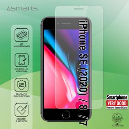 4smarts Protector de Pantalla Second Glass X-Pro Clear para iPhone 7/8/SE 20/ SE 22