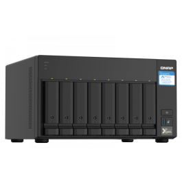 QNAP TS-832PX NAS Torre Ethernet 10GbE Aluminio, Negro