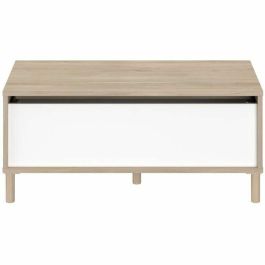 Parisot Mesa de centro elevable MORPHOS MORPHOS0400TABA Rectangular Blanco/Roble L 100 x P 50 x H 43,6 cm Precio: 149.49999999. SKU: B13GCX22YY