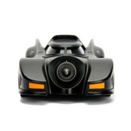 Coche metal batmóvil 1989, incluye figura batman de metal 7 cm escala 1:24 30x15x11 cm
