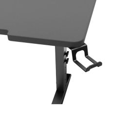 GENESIS NDS-2251 Escritorio Gaming Modular Holm 180 cm Negro, Altura Ajustable, LED RGB, Ergonómico, Gestión de Cables