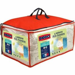 DODO Edredón Anti-ácaros 4 Estaciones - Regulable con 2 Partes (Ligera y Templada) - Relleno Fibra Hueca Siliconada 220x240 cm Blanco 500g/m² Precio: 94.89000048. SKU: S7105531
