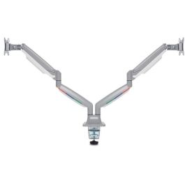 Kensington Brazo SmartFit ajustable para 2 Monitores de 13-32", montaje atornillado, carga máxima 9kg, Plata