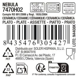 La Mediterranea Plato "Nebula" Ø27 cm