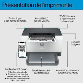 HP LaserJet M209dw Impresora Láser Monocromo WiFi Dúplex Blanca