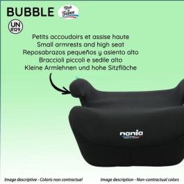 Silla elevadora de coche - NANIA - Burbuja - Grupo 3 - 126-150 cm - I-Size - Con cinturón - Negra Silla elevadora de coche - NANIA - Burbuja - Grupo 3 - 126-150 cm - I-Size - Con cinturón - Negra