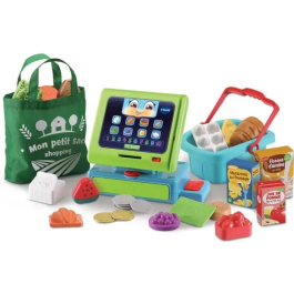 Vtech 1,2,3 Imítame Caja registradora interactiva Maxi Shopping Juguete de imitación para jugar al comerciante Idioma francés Precio: 54.49999962. SKU: S7180062