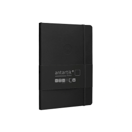 Antartik Cuaderno A5 Tapa Blanda Hojas Lisas Negro 80 Hojas 80gr FSC Colección Antartik Notes