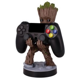 Cable Guy Groot Guardianes de la Galaxia 21cm - Soporte y cargador para mandos PlayStation, Xbox, iPhone y smartphones