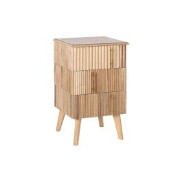 Mesita de Noche DKD Home Decor Dorado Marrón claro Madera de Paulonia Madera MDF 43 x 40 x 70 cm Precio: 163.69000032. SKU: S3040478