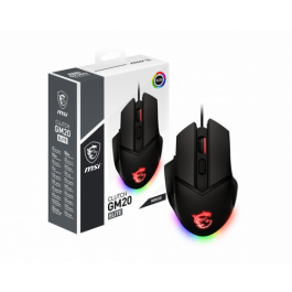 MSI Clutch GM20 Elite ratón mano derecha USB tipo A Óptico 6400 DPI Precio: 31.78999967. SKU: S7805227
