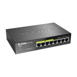 Switch D-Link DGS-1008P 8 Puertos/ RJ-45 Gigabit 10/100/1000/ PoE