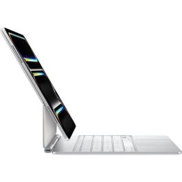 Apple Magic Keyboard para iPad Pro 13 (M4) Blanco con Trackpad, 14 Teclas de Función, USB-C y Diseño Flotante con Protección Doble