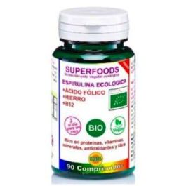 ROBIS Espirulina + Ácido Fólico Superalimentos Bio, 90 comprimidos. Apto para veganos y vegetarianos. Precio: 13.4999997. SKU: B1CEZZMATS