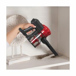 Livoo Aspiradora Escoba Inalámbrica DOH138 - 150 W - 10 kPa - 76 dB - Ciclónica - 2 Velocidades - 0.55 L - Roja