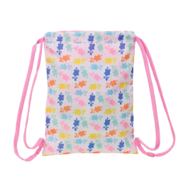 Bolsa Mochila con Cuerdas Peppa Pig Baby pig Multicolor 26 x 34 x 1 cm