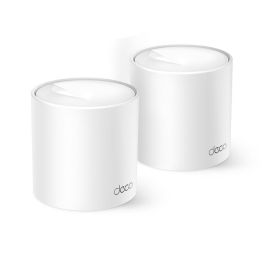 TP-Link Deco X10 Enrutador de Malla Wi-Fi 6 Doble Banda (2.4 GHz / 5 GHz) 1500 Mbps Blanco Pack 2 Unidades Precio: 126.89000049. SKU: B1K44RNHCJ