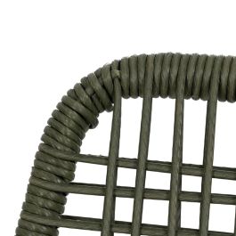 Silla Apilable Verde Acero Exterior 53 X 63 X 78 cm