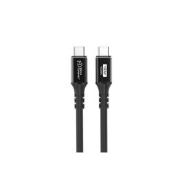 MicroConnect Cable USB-C de 3m, 100W, 40Gbps USB4 Gen 3x2, Carga Rápida y Salida Video Ultra HD 5K
