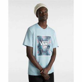 Camiseta de Manga Corta Hombre Vans VN0A5E7YCZI1 Azul cielo Camiseta de Manga Corta Hombre Vans VN0A5E7YCZI1 Azul cielo