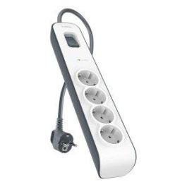 Belkin Regleta de Protección Contra Sobretensiones con 4 Tomas, Botón de Encendido/Apagado, Cable de 2 Metros, Color Blanco-Gris Precio: 17.5000001. SKU: B1C8YTMX6M