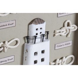 DKD Home Decor Marino dandou 26 Cuadro Azul Natural 4 x 46 x 34 cm (2 Unidades)