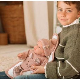 Muñecas Arias Muñeca Elegance Andie con Mantita 40 cm Cuerpo Blando