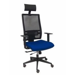 Silla Piqueras Y Crespo Horna Brazos Regulables Cabecero Incluido Mecanismo Traslack Apoyo Lumbar Respaldo Malla Transpirable Y Asiento Tapizado Bali Azul Marino Precio: 343.50000058. SKU: B1ED52Y6GH