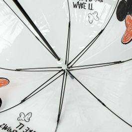 Cerdá Paraguas manual POE Minnie Disney para adulto 60 cm Negro