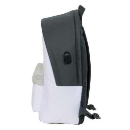 Safta Mochila Doble para Portátil 15.6 pulgadas con USB Real Madrid 1ª Equipación 25/26 - 440x310x180 mm Safta Mochila Doble para Portátil 15.6 pulgadas con USB Real Madrid 1ª Equipación 25/26 - 440x310x180 mm