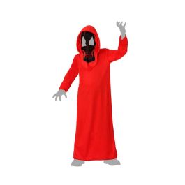 Disfraz Demonio Niño Halloween Túnica Roja con Capucha y Máscara Talla 10-12 Años Disfraz Demonio Niño Halloween Túnica Roja con Capucha y Máscara Talla 10-12 Años