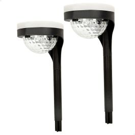 Set de estacas solares de jardín Aktive 2 Piezas Polipropileno 11 x 49 x 12 cm (4 Unidades) Set de estacas solares de jardín Aktive 2 Piezas Polipropileno 11 x 49 x 12 cm (4 Unidades)