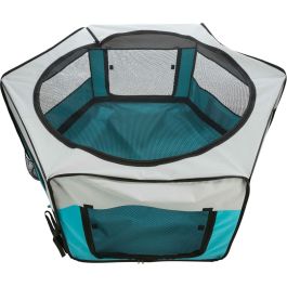 Trixie TRI4011905640556 Recinto con red/base ø 150 × 65 cm Turquesa / Gris claro