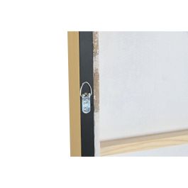 DKD Home Decor Cuadro Moderno Abstracto Lienzo Blanco Dorado 103 x 143 x 4.5 cm (2 Unidades)