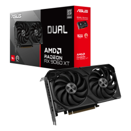 ASUS DUAL-RX9060XT-16G Radeon RX 9060 XT 16GB GDDR6 PCI Express 5.0 Dual Fan