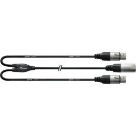 Cordial Cable Y XLR Macho / 2 XLR Hembra 30 cm Precio: 14.49999991. SKU: B1J5K76WDD