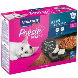 Vitakraft Poesie Delisauce-Multipack Pescado 6x85g Snacks Gatos Sin Azúcar Conservantes Colorantes Grain Free Precio: 8.5184. SKU: B15M39SKAF