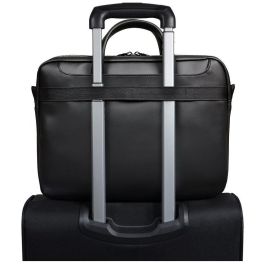 PORT Designs Maletín Zurich Toploading TL 35.6-39.6cm (14-15.6") para Portátil 15", Poliéster/Cuero Sintético, Negro