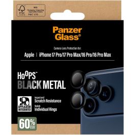 Protector de Lente PanzerGlass iPhone 16-17Pro/Max Negro Apple