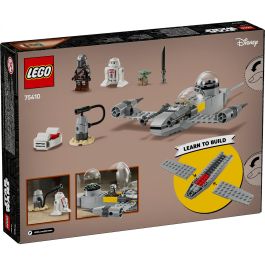 LEGO 75410 Caza Estelar N-1 de Mando y Grogu | Kit Juguete Construible Star Wars: The Mandalorian con El Mandaloriano, Grogu y R5-D4