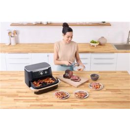 Ninja AF500EU Freidora de Aire Caliente Doble 10.4L para 8 personas