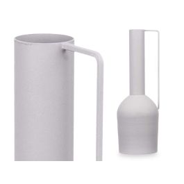 Jarron Acero Alto Gris Pastel Giftdecor 13X39CM (6 Unidades) Jarron Acero Alto Gris Pastel Giftdecor 13X39CM (6 Unidades)