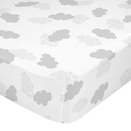 Sábana Bajera HappyFriday Basic Clouds Gris 60 x 120 x 14 cm Precio: 14.49999991. SKU: B19DTKJLQM