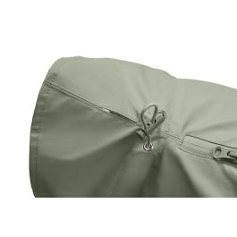 Hunter Abrigo para perro Milford 35 cm Verde Impermeable, Resistente al Viento, con Abertura para Arnés y Ajuste de Cuello/Vientre
