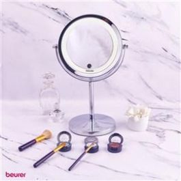 Beurer BS-55 Espejo Cosmético con Luz LED, 7 Aumentos, Cromado - Ideal para Maquillaje Beurer BS-55 Espejo Cosmético con Luz LED, 7 Aumentos, Cromado - Ideal para Maquillaje
